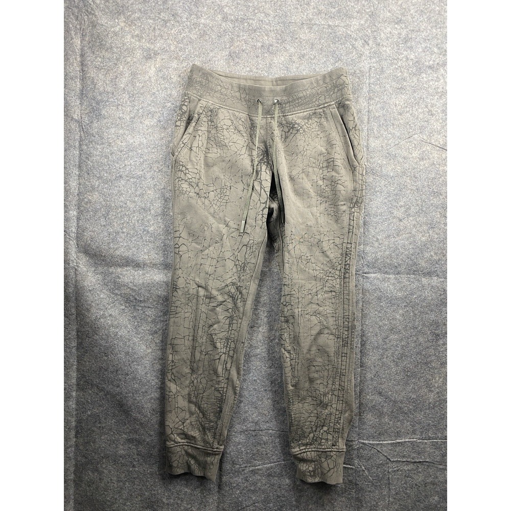 Lululemon Warm Down Jogger Womens 8 Gray Performance Sweat Gym Yoga Lightweight
